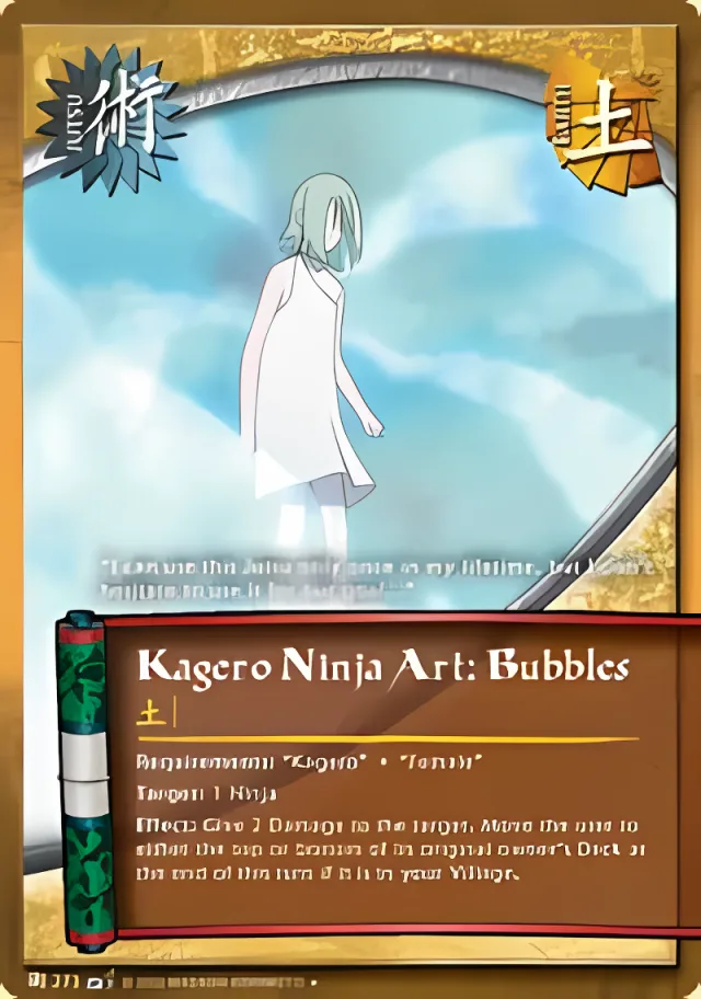 Kagero Ninja Art: Bubbles