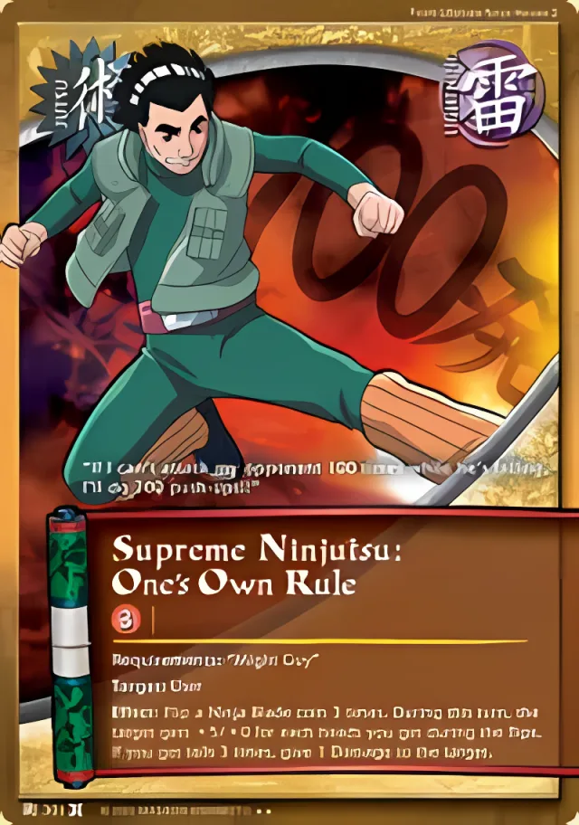 Supreme Ninjutsu: One's Own Rule