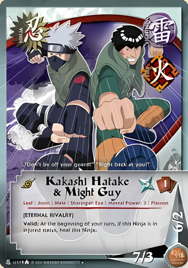 Kakashi Hatake & Might Guy