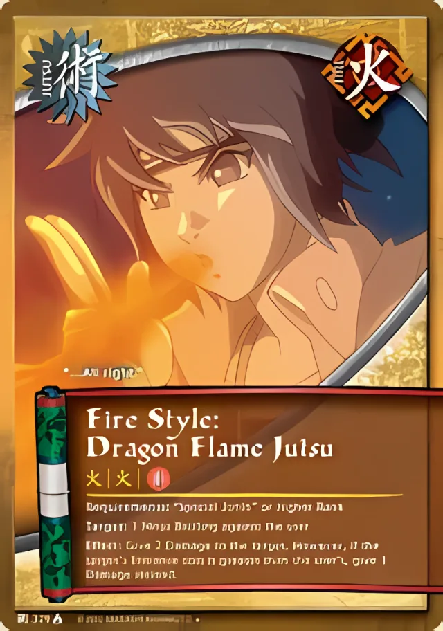 Fire Style: Dragon Flame Jutsu