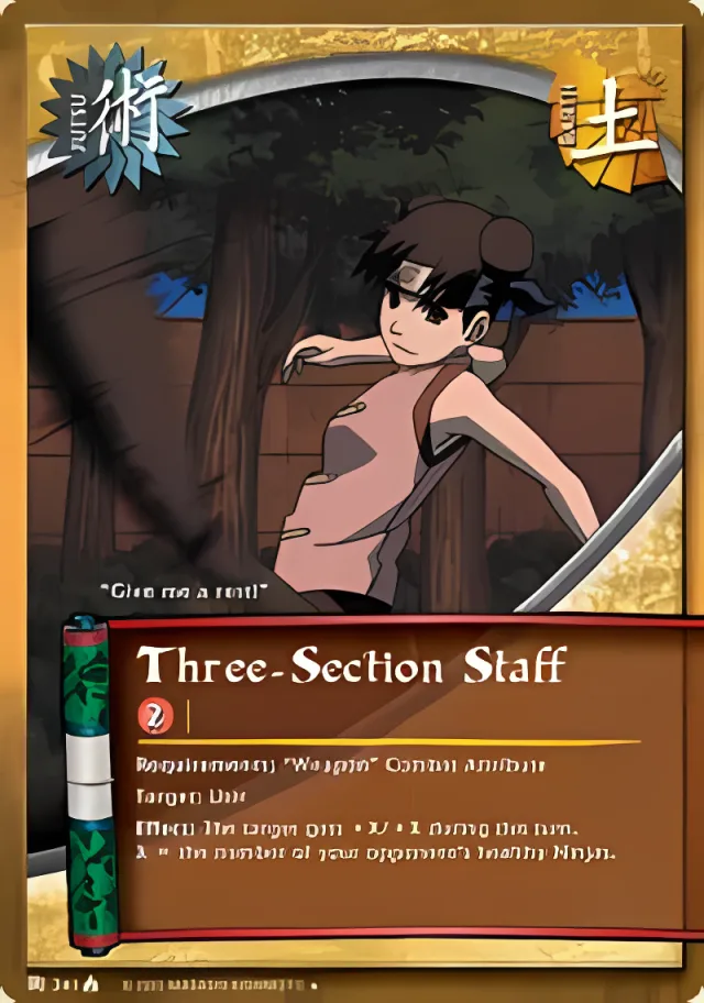Three-Section Staff