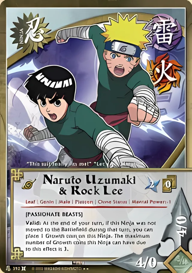Naruto Uzumaki & Rock Lee