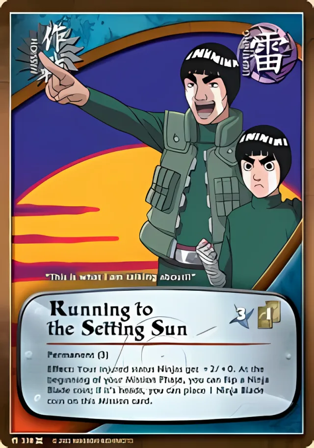 Running to the Setting Sun