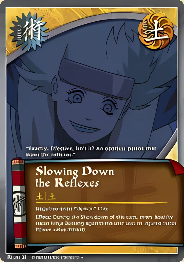 Slowing Down the Reflexes