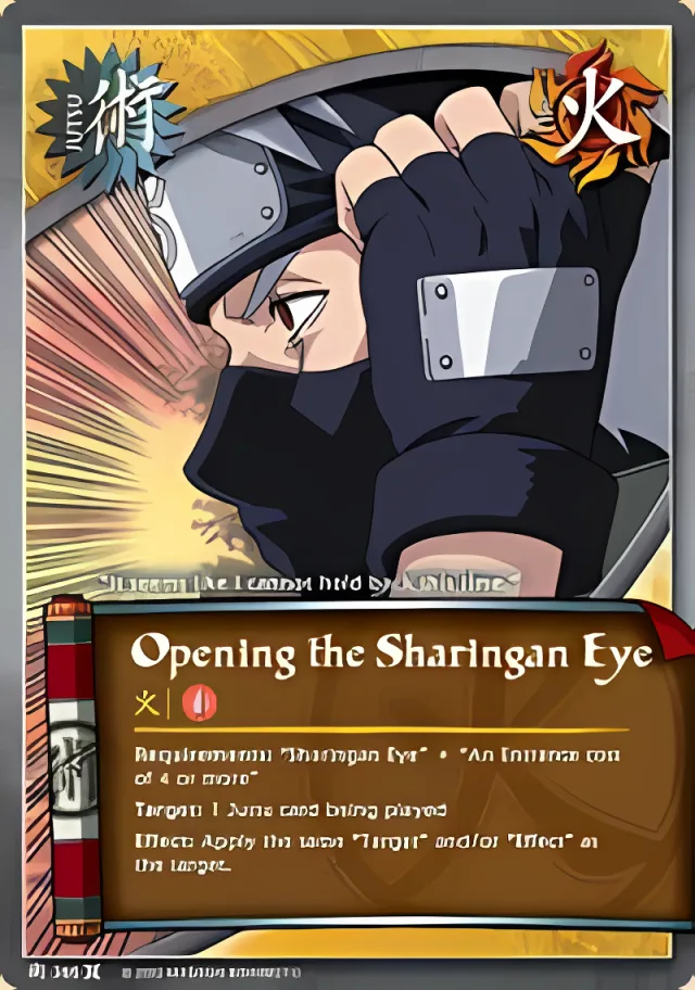 Opening the Sharingan Eye