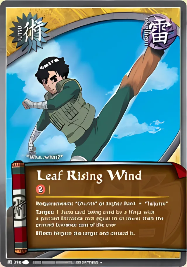 Leaf Rising Wind