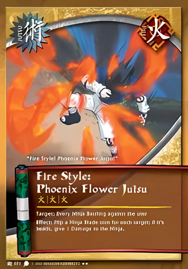 Fire Style: Phoenix Flower Jutsu