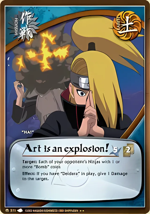 Art is an explosion!