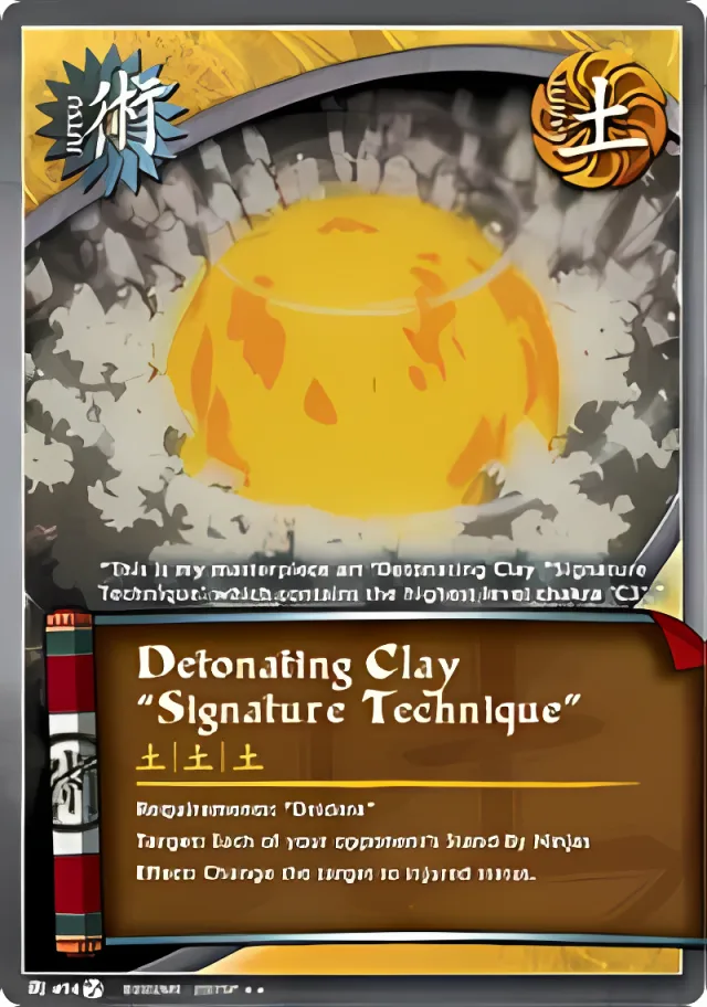 Detonating Clay "Signature Technique"