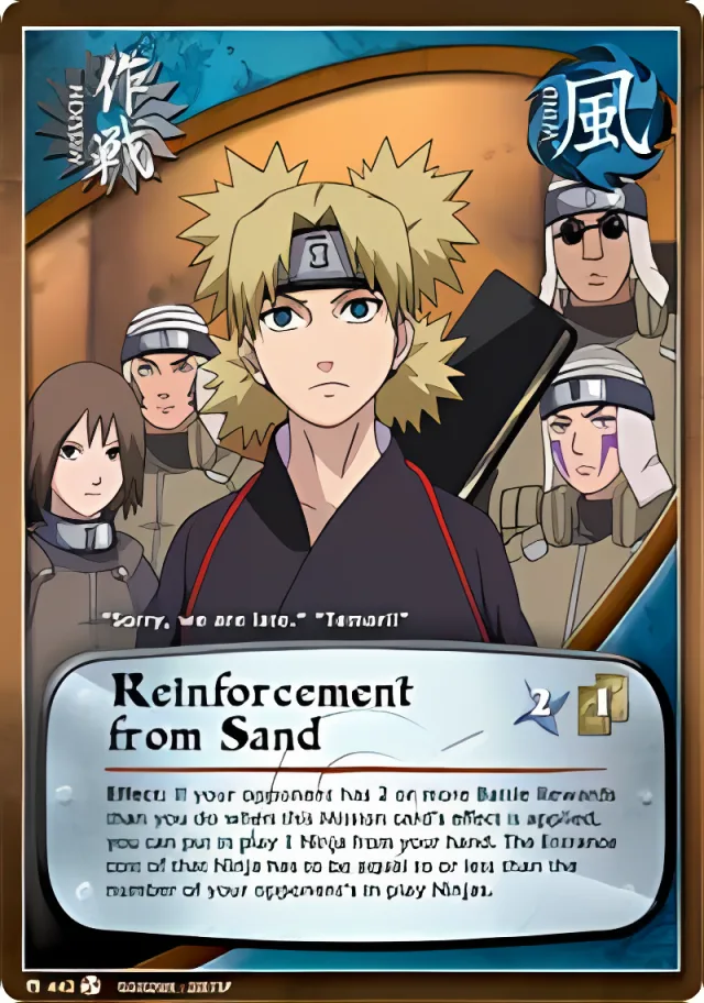 Reinforcement from Sand