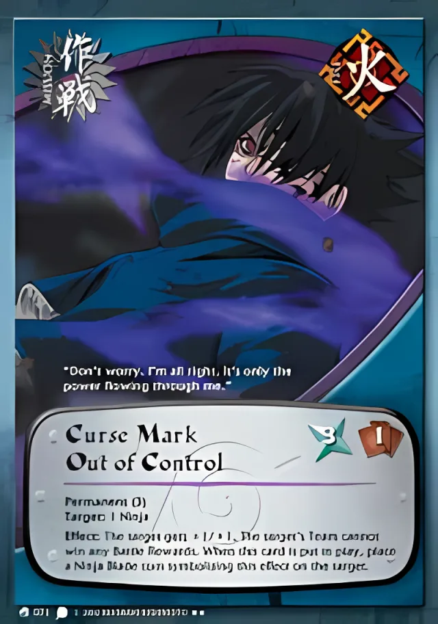 Curse Mark Out of Control