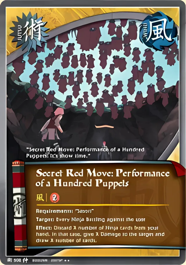 Secret Red Move: Peformance of a Hundred Puppets