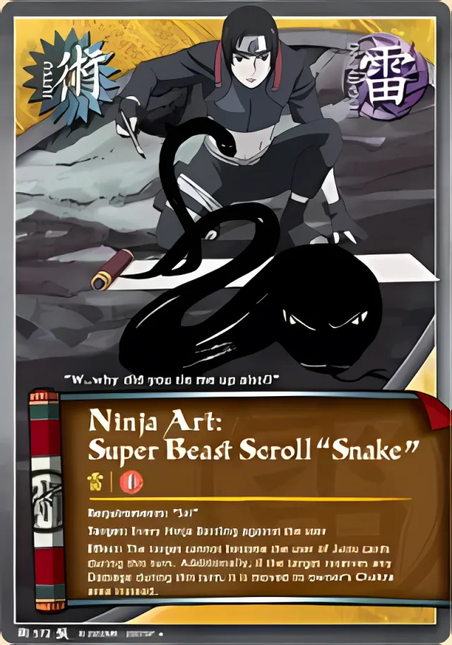 Ninja Art: Super Beast Scroll Snake