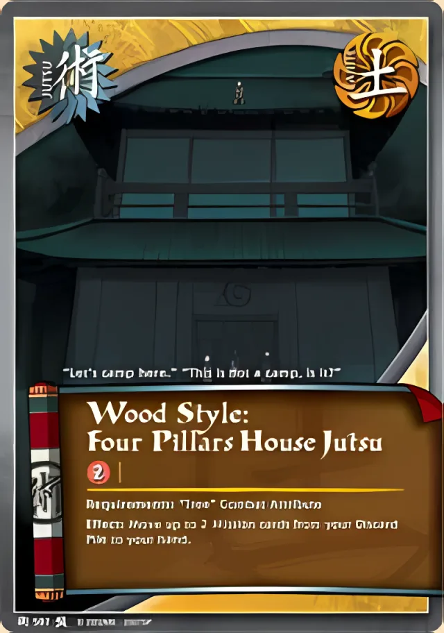 Wood Style: Four Pillars House Jutsu