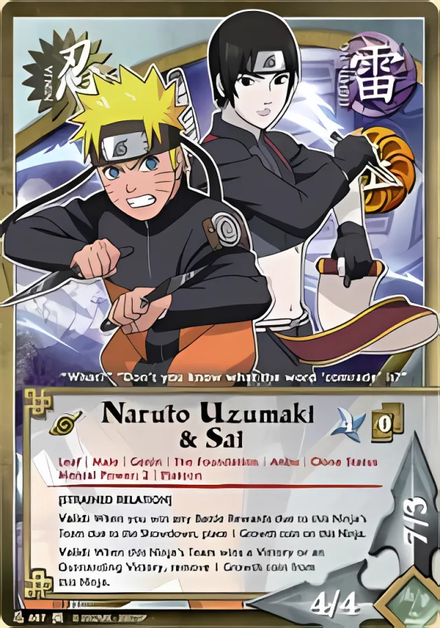 Naruto Uzumaki & Sai