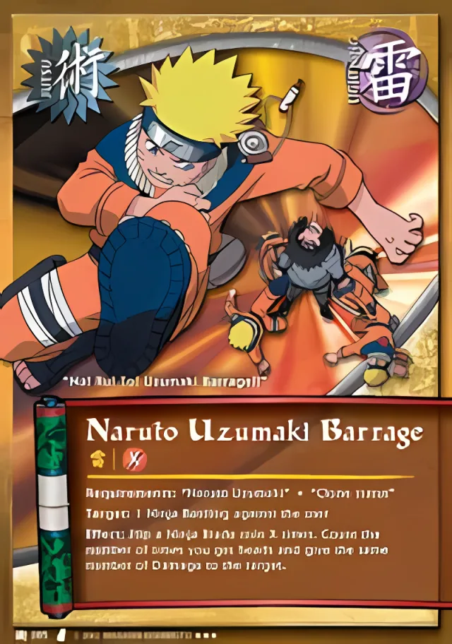 Naruto Uzumaki Barrage