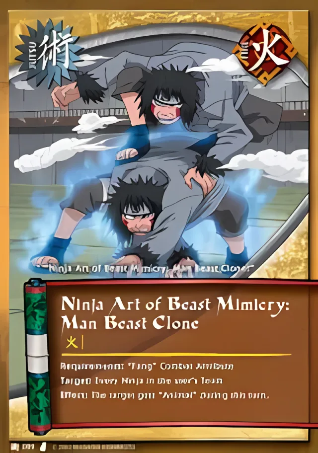 Ninja Art of Beast Mimicry: Man Beast Clone
