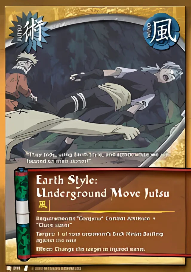 Earth Style: Underground Move Jutsu