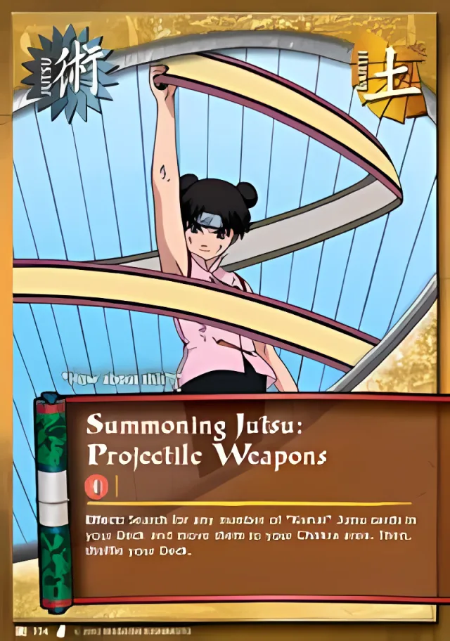 Summoning Jutsu: Projectile Weapons