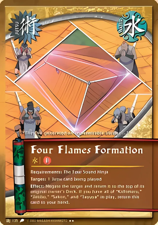 Four Flames Formation