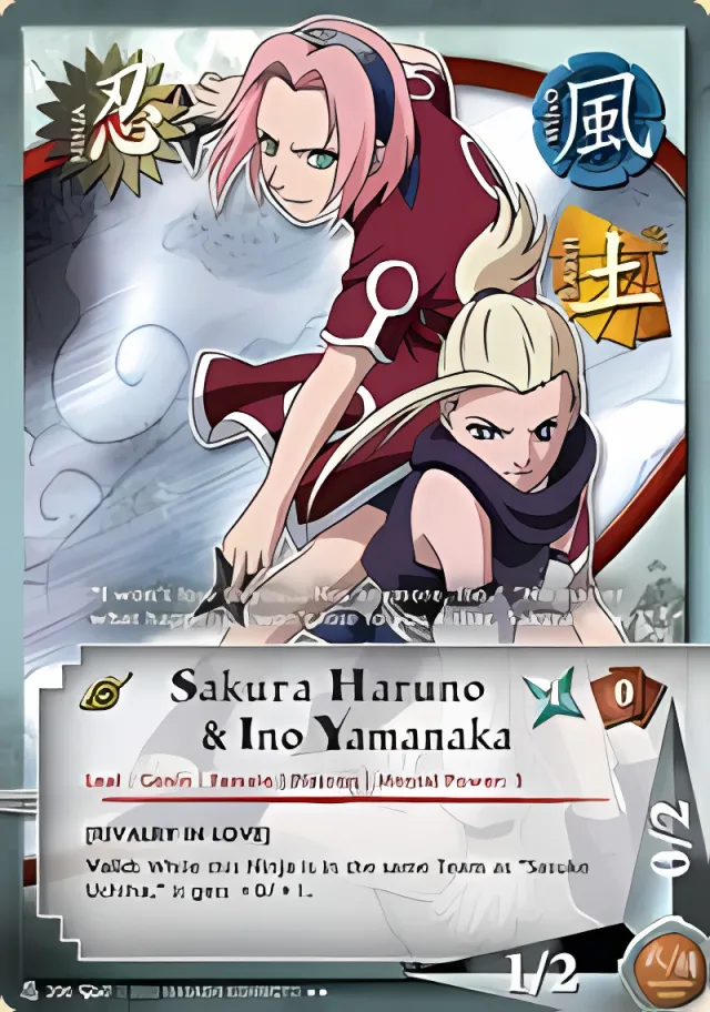 Sakura Haruno and Ino Yamanaka