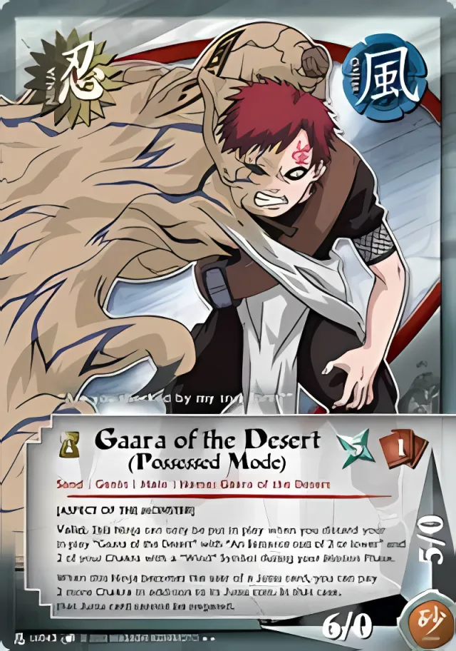 Gaara of the Desert (Possessed Mode)