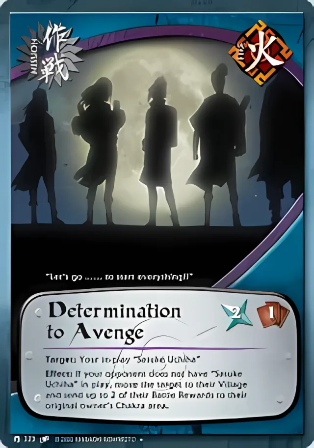 Determination to Avenge