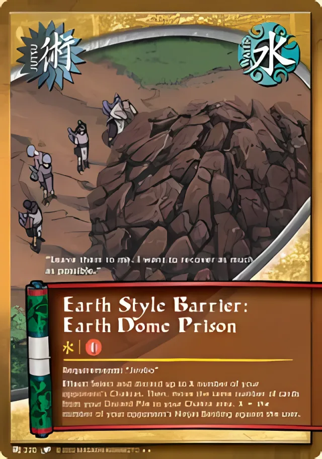 Earth Style Barrier: Earth Dome Prison