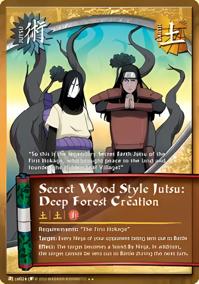 Secret Wood Style Jutsu: Deep Forest Creation