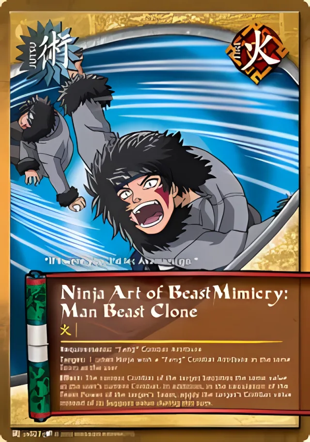 Ninja Art of Beast Mimicry: Man Beast Clone