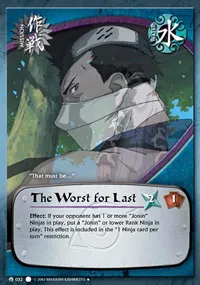 The Worst for Last
