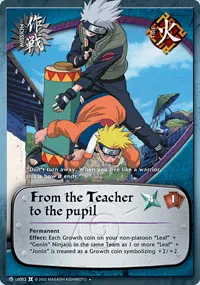 From the Teacher to the pupil