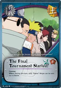 The Final Tournament Started!