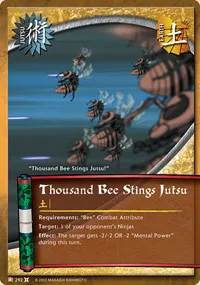 Thousand Bee Stings Jutsu