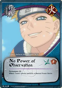 No Power of Observation