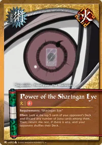 Power of the Sharingan Eye