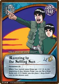 Running to the Setting Sun