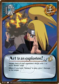 Art is an explosion!
