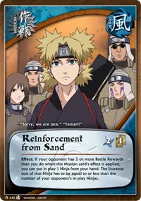 Reinforcement from Sand