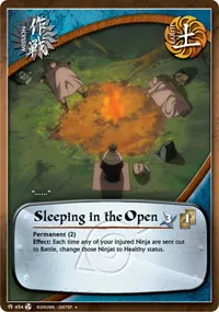 Sleeping in the Open