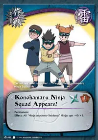 Konohamaru Ninja Squad Appears!