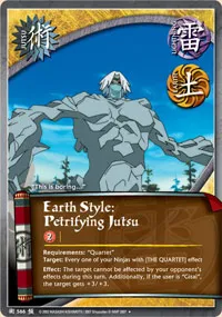 Earth Style: Petrifying Jutsu
