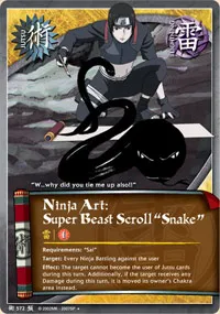 Ninja Art: Super Beast Scroll Snake