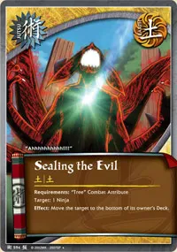 Sealing the Evil