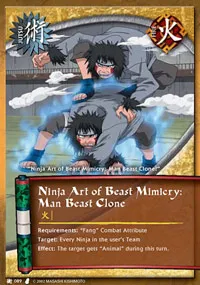 Ninja Art of Beast Mimicry: Man Beast Clone