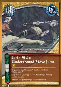 Earth Style: Underground Move Jutsu