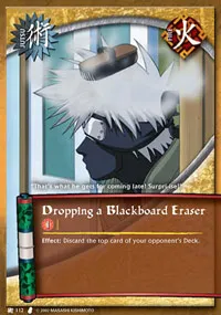 Dropping a Blackboard Eraser