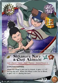 Shikamaru Nara & Choji Akimichi