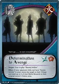 Determination to Avenge