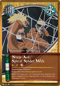 Ninja Art: Spiral Spider Web
